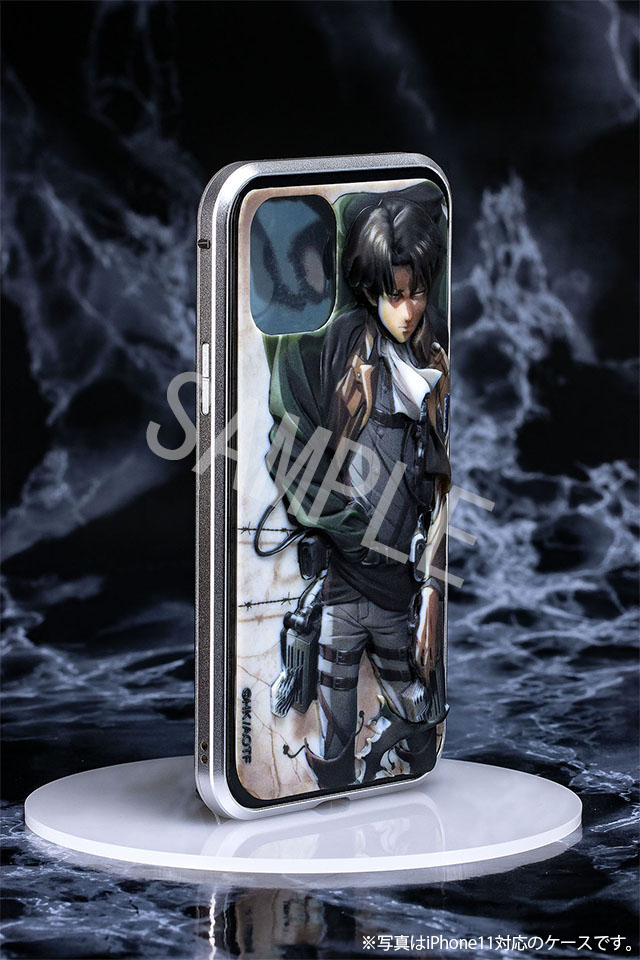 B Full 日本量産フィギュアの販売はb Full 進撃の巨人 リヴァイ Iphone 11 8 7 Se 第二世代 対応 半立体 スマホケース